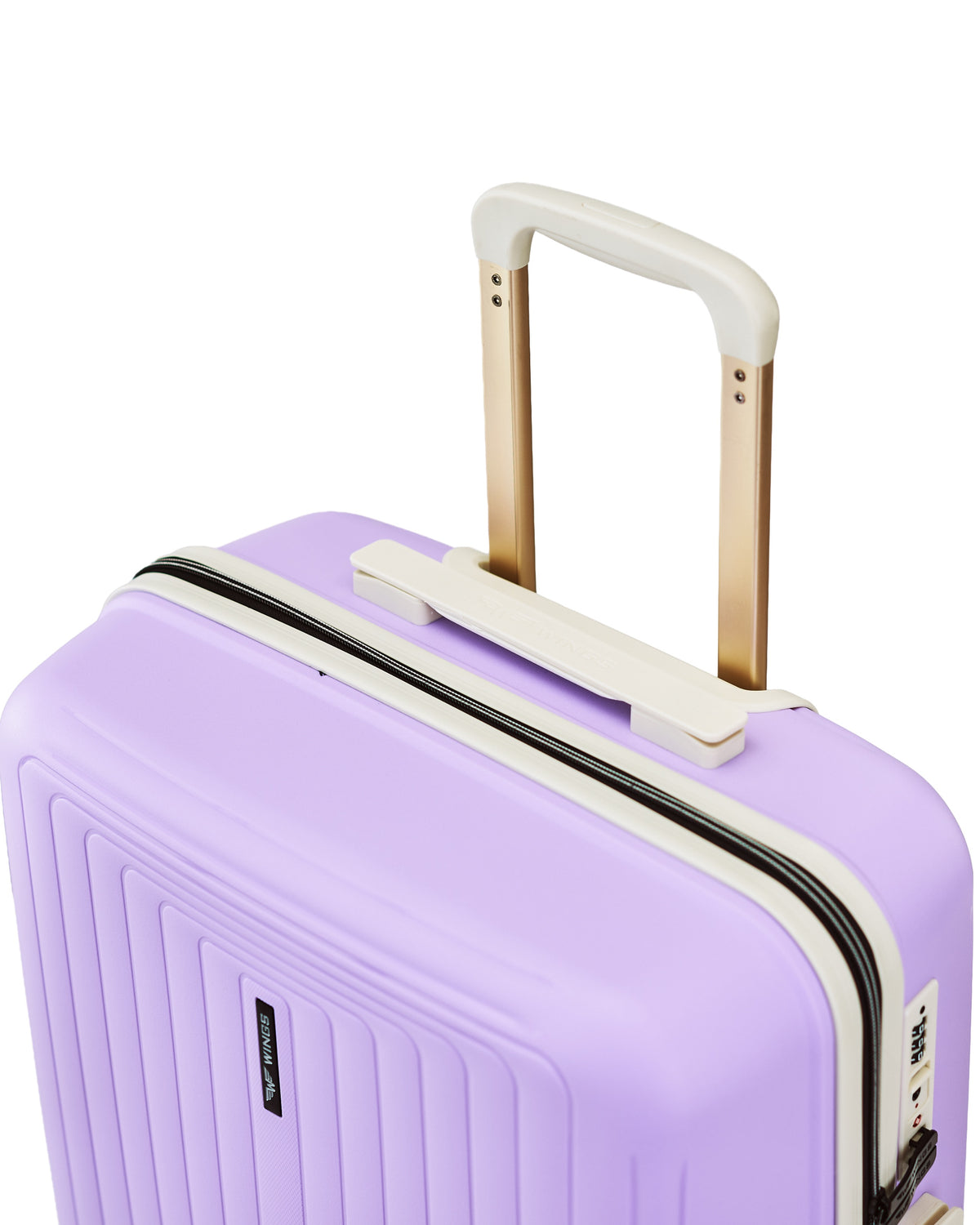 Walizka Średnia WINGS PUFFIN 24" WHITE PURPLE