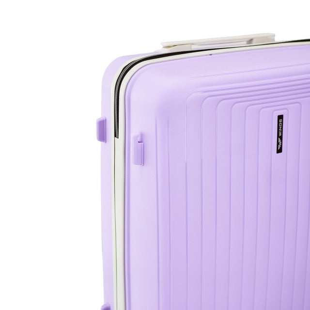 Walizka Średnia WINGS PUFFIN 24" WHITE PURPLE