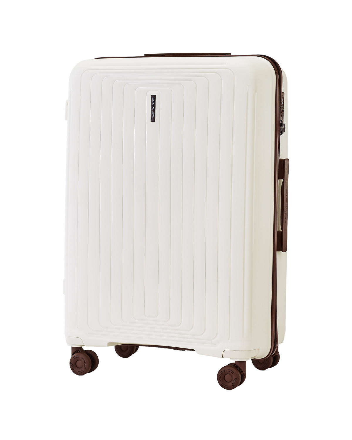 Walizka DUŻA WINGS PUFFIN 28" OFF WHITE + BROWN
