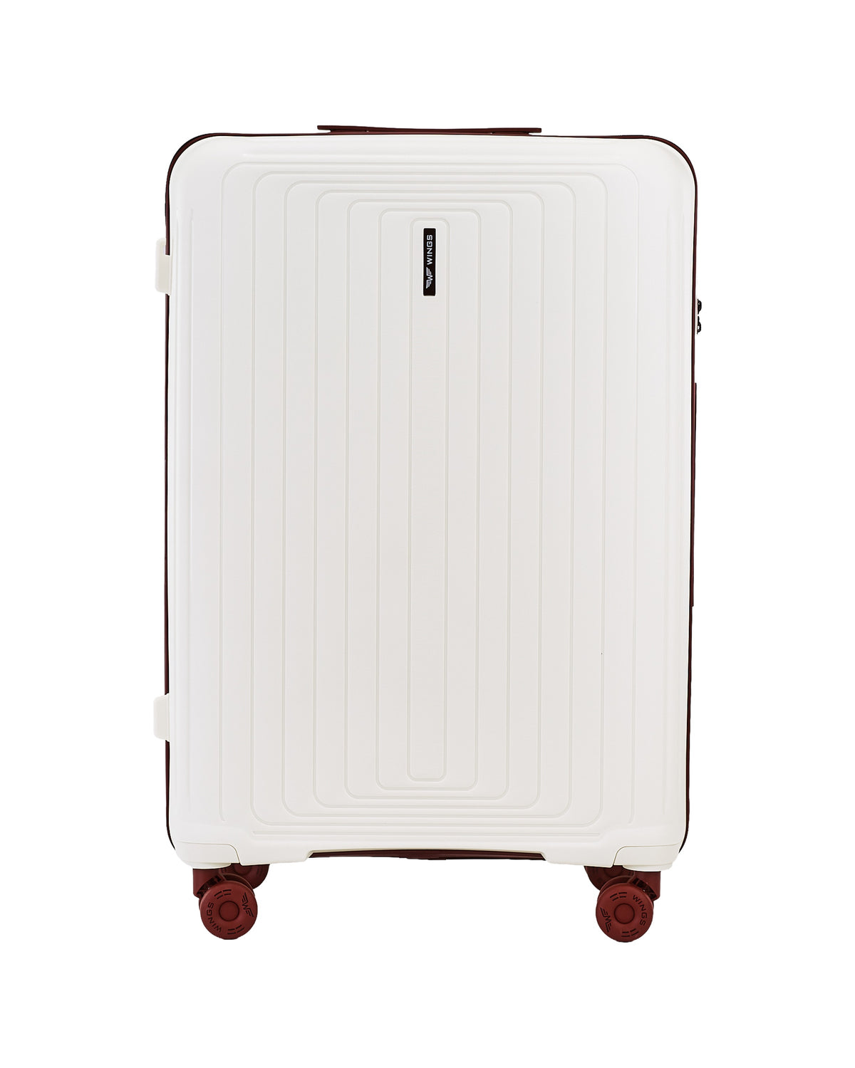 Walizka DUŻA WINGS PUFFIN 28" OFF WHITE + BURGUNDY