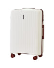 Walizka DUŻA WINGS PUFFIN 28" OFF WHITE + BURGUNDY