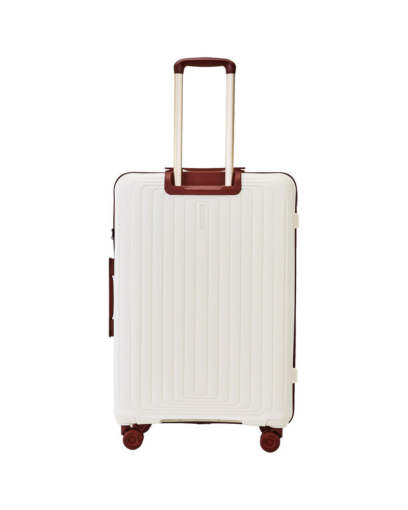 Walizka DUŻA WINGS PUFFIN 28" OFF WHITE + BURGUNDY