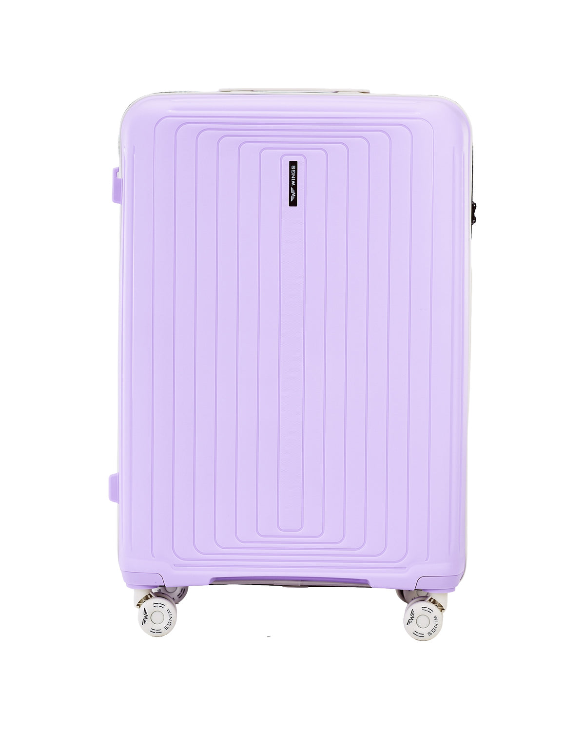 Walizka DUŻA WINGS PUFFIN 28" WHITE PURPLE