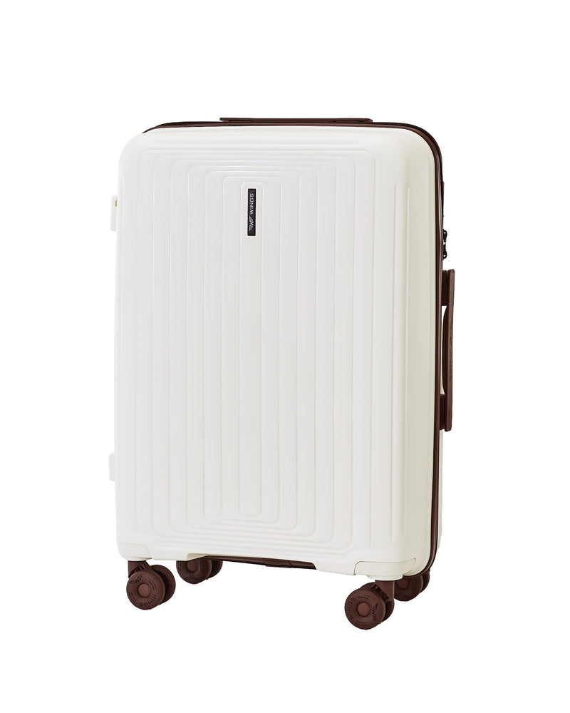 Walizka Średnia WINGS PUFFIN 24" OFF WHITE + BROWN