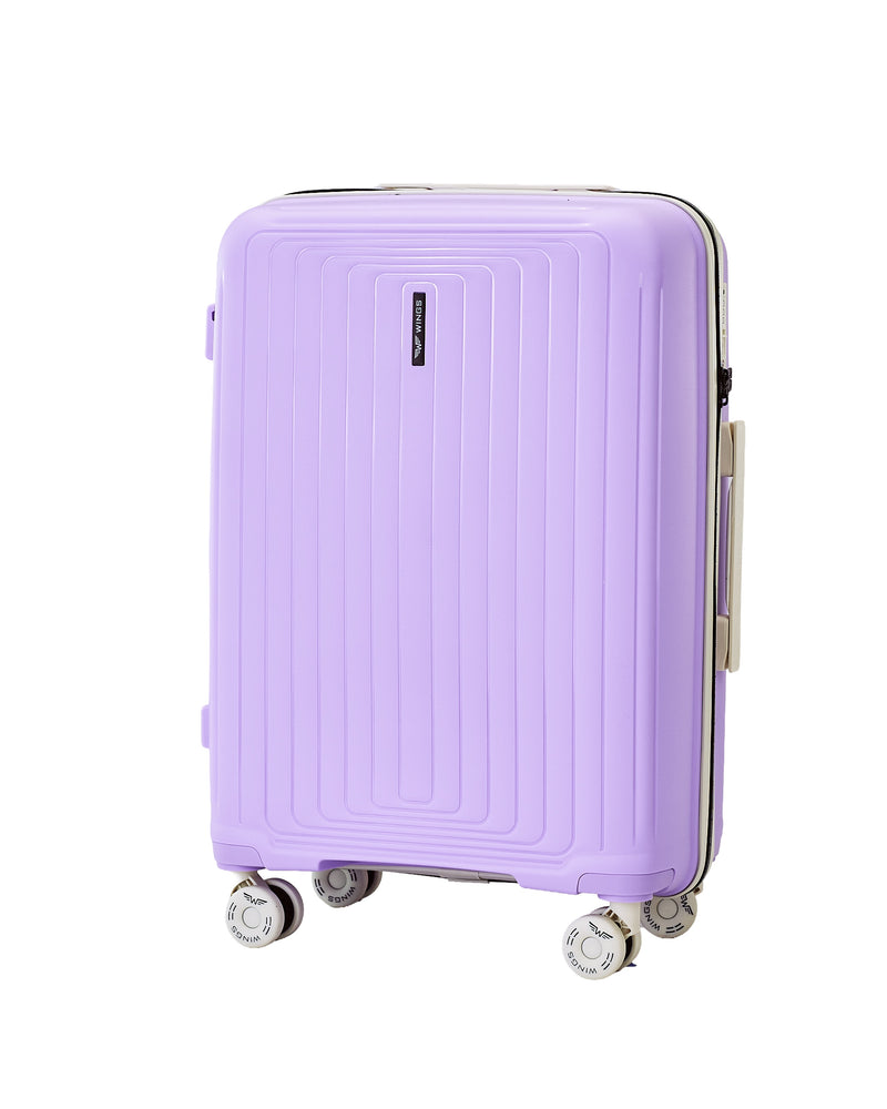 Walizka Średnia WINGS PUFFIN 24" WHITE PURPLE
