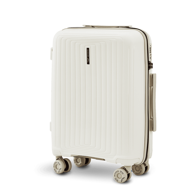 Walizka KABINOWA WINGS PUFFIN 20" OFF WHITE + BEIGE