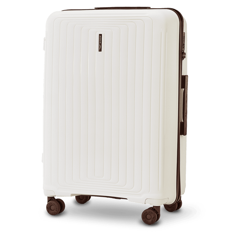 Walizka DUŻA WINGS PUFFIN 28" OFF WHITE + BROWN