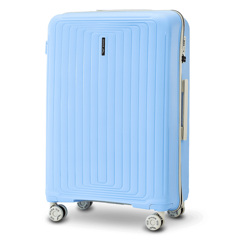 Walizka DUŻA WINGS PUFFIN 28" LIGHT BLUE
