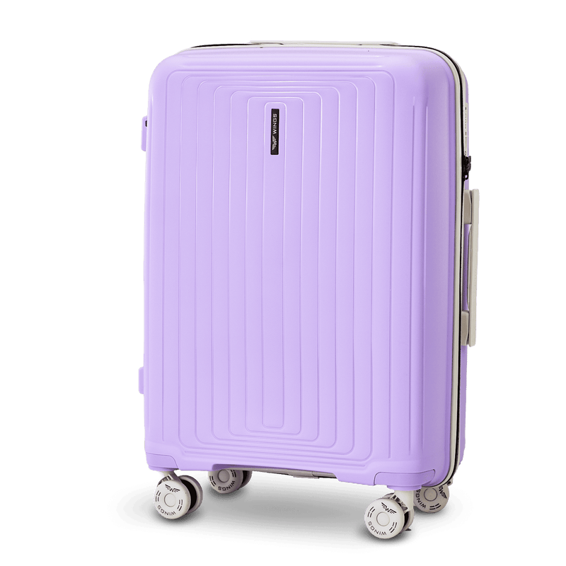 Walizka Średnia WINGS PUFFIN 24" WHITE PURPLE