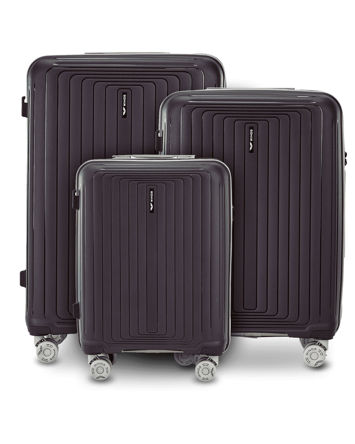 Zestaw 3 walizek WINGS PUFFIN BLACK