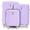 Zestaw 3 walizek WINGS PUFFIN WHITE PURPLE
