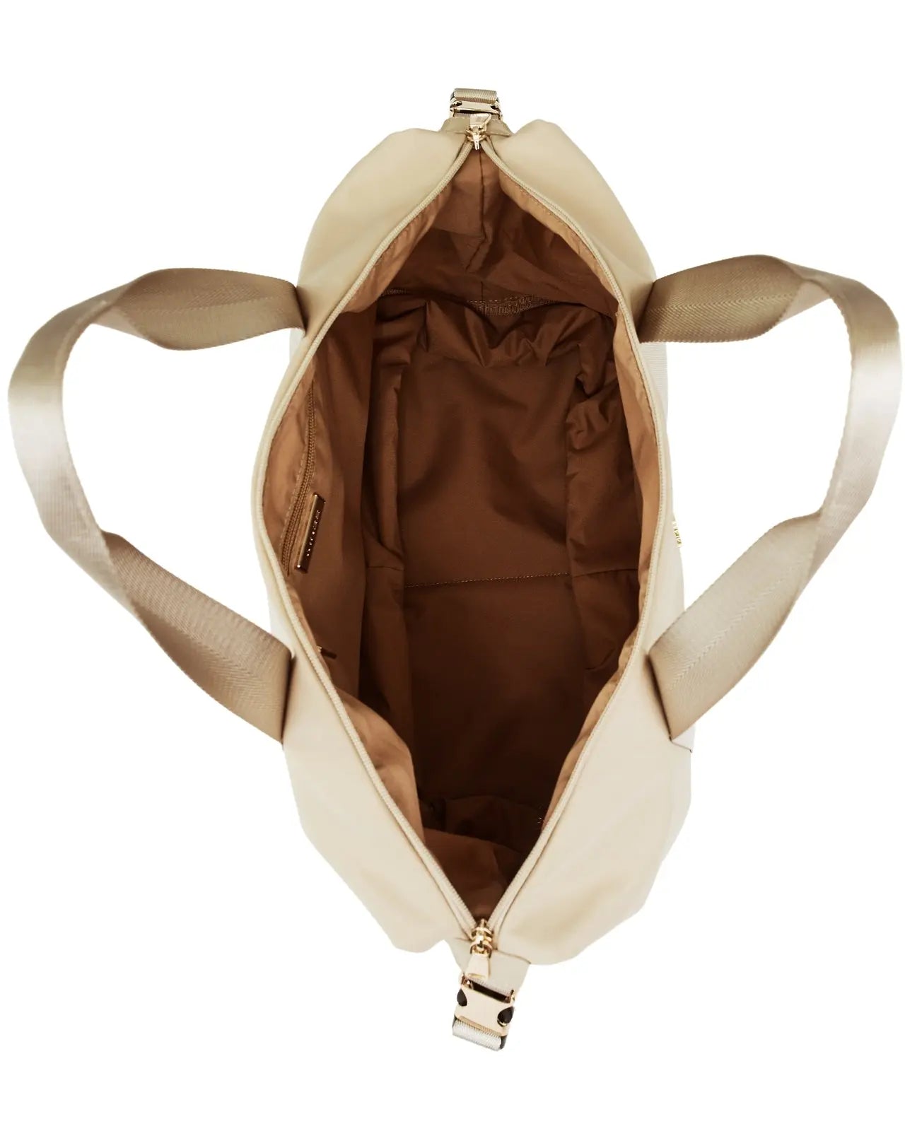Duża torba damska ROSELLA z funkcją poszerzania BEIGE ROSELLA COLLECTION