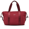 Duża torba damska ROSELLA z funkcją poszerzania DARK RED