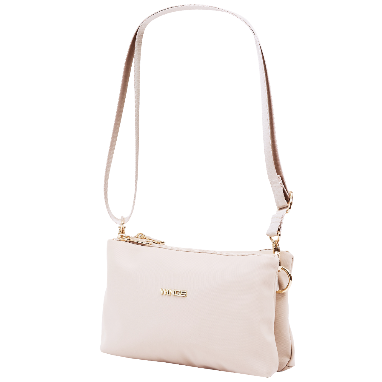 Torebka sportowa ROSELLA z funkcją kosmetyczki BEIGE ROSELLA COLLECTION
