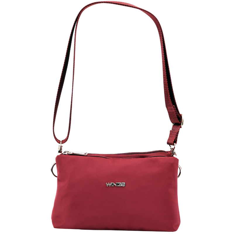 Torebka sportowa ROSELLA z funkcją kosmetyczki DARK RED