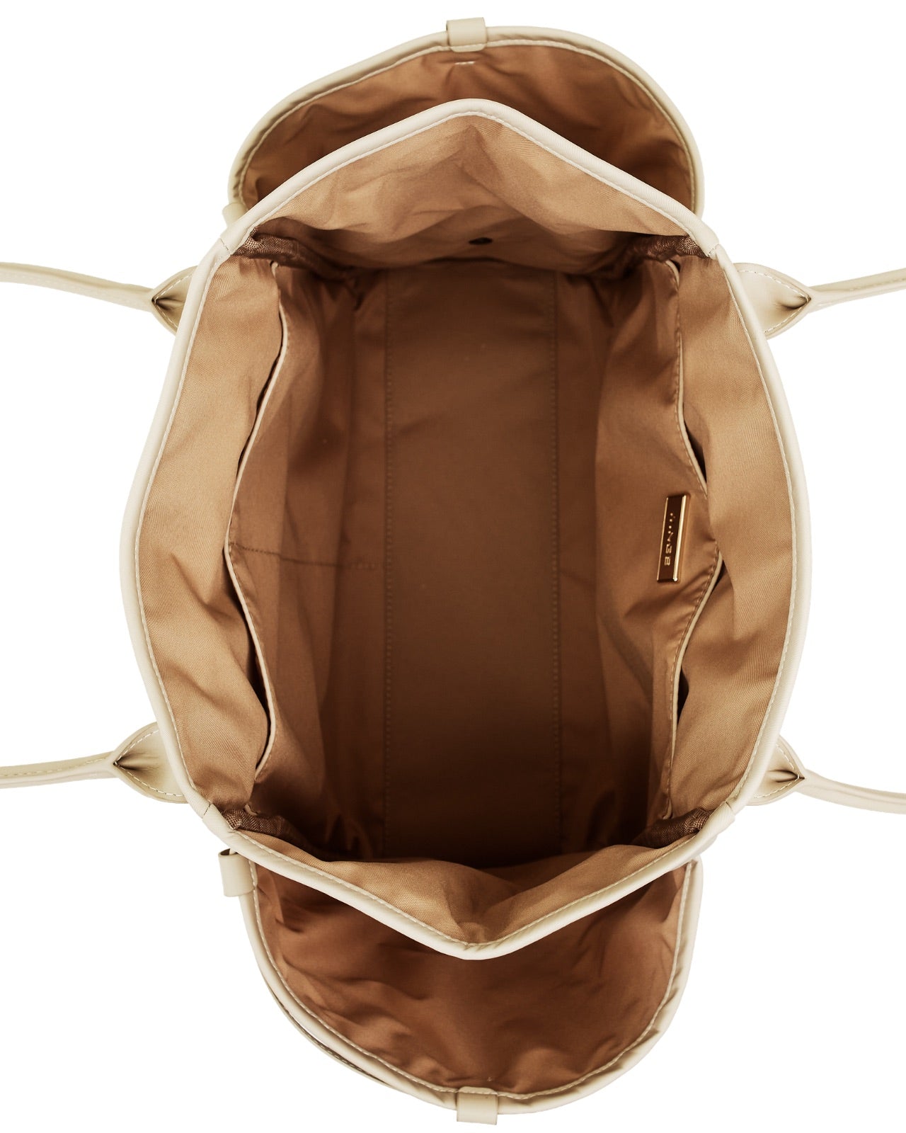 Torba shopper WINGS ROSELLA z odpinaną kosmetyczką i pasem na walizkę BEIGE
