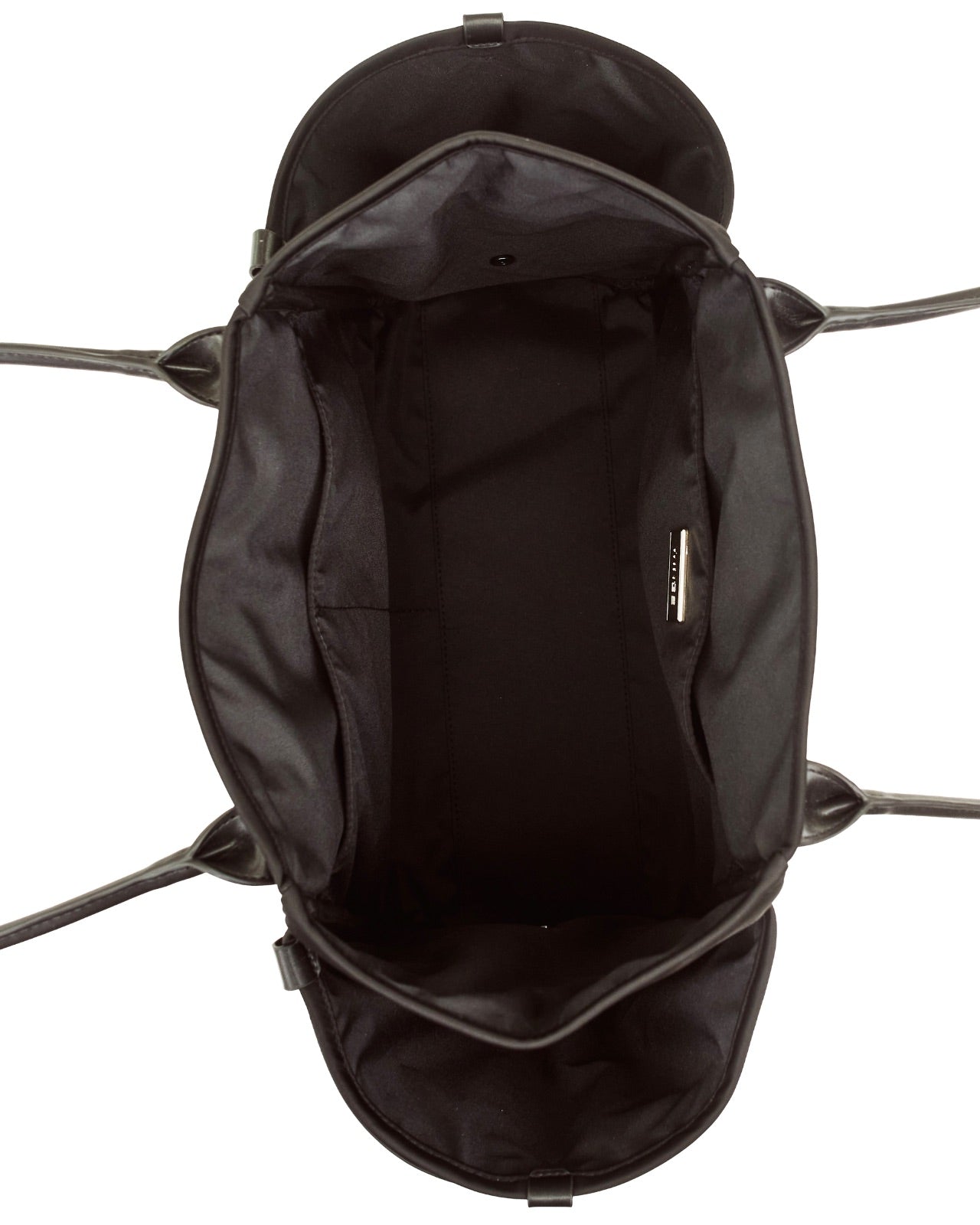 Torba shopper WINGS ROSELLA z odpinaną kosmetyczką i pasem na walizkę BLACK