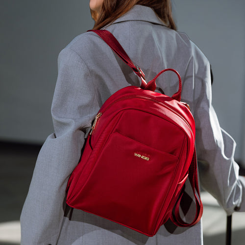 Plecak miejski WINGS ROSELLA DARK RED