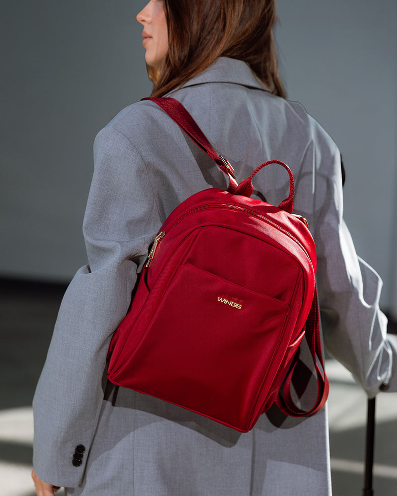 Plecak miejski WINGS ROSELLA DARK RED