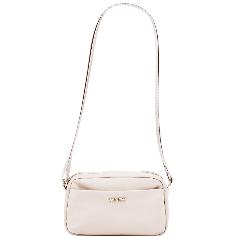 Torebka sportowa WINGS ROSELLA mała damska saszetka na ramię BEIGE