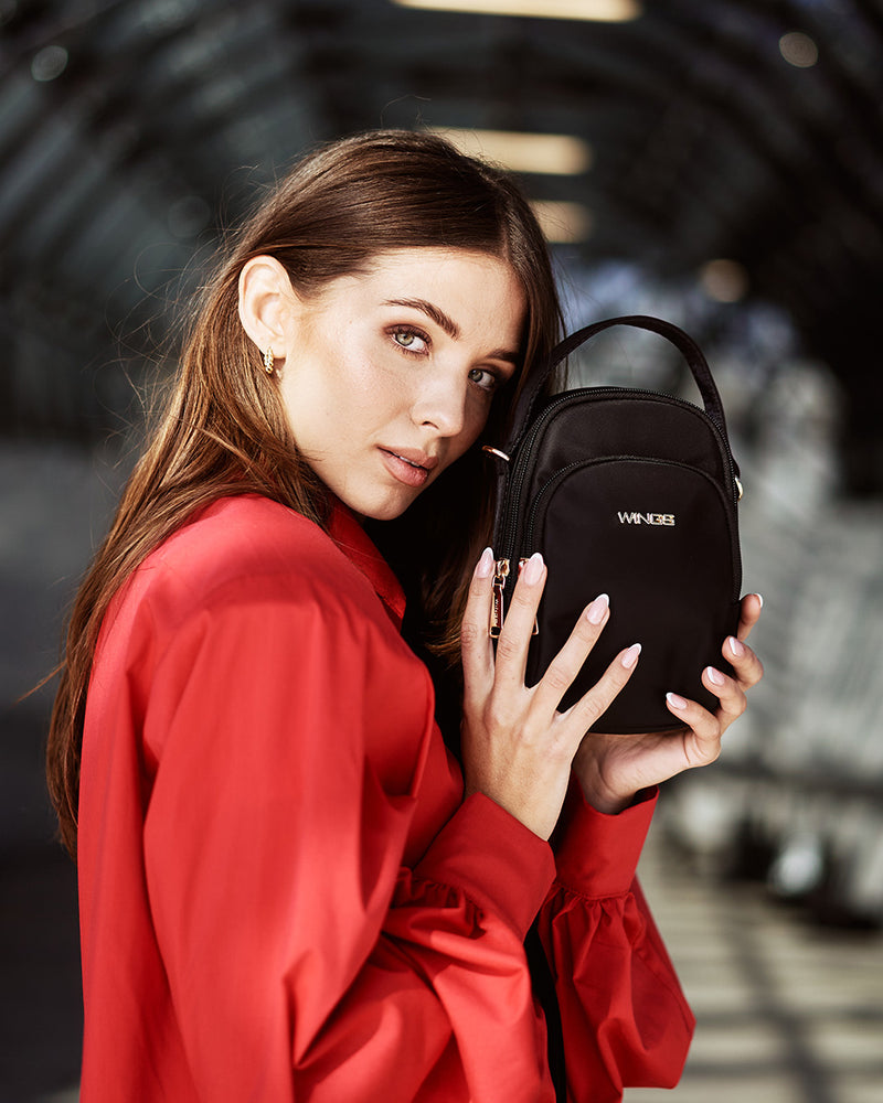 Mała torba crossbody ROSELLA BLACK