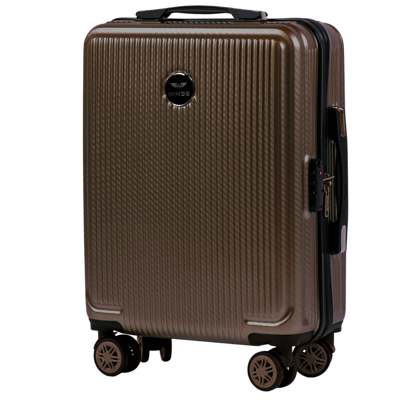 Walizka kabinowa Wings PC African Eagle 2.0 20" CHOCOLATE BROWN