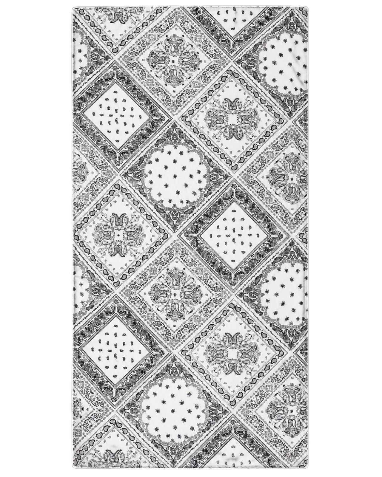 Chusta damska WINGS 180x90 cm wzór paisley bandana