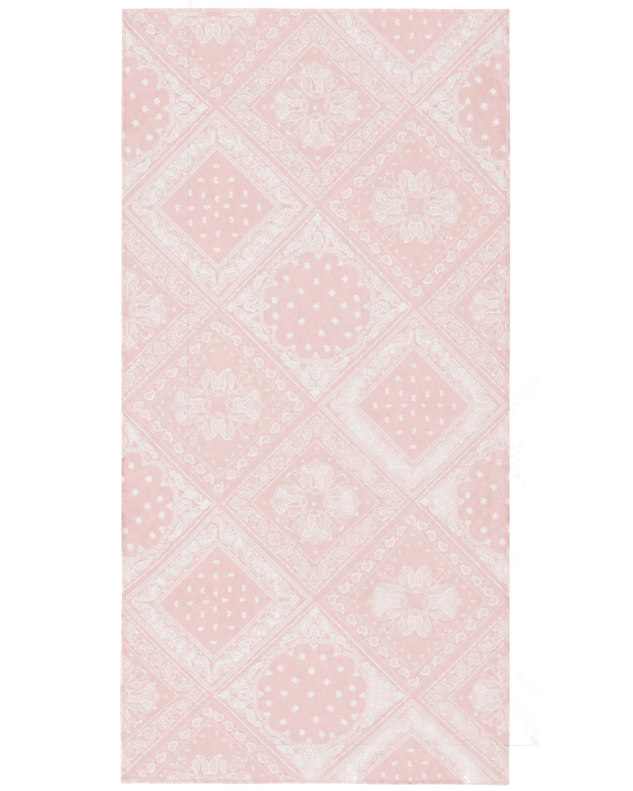 Chusta damska WINGS 180x90 cm różowy wzór bandana