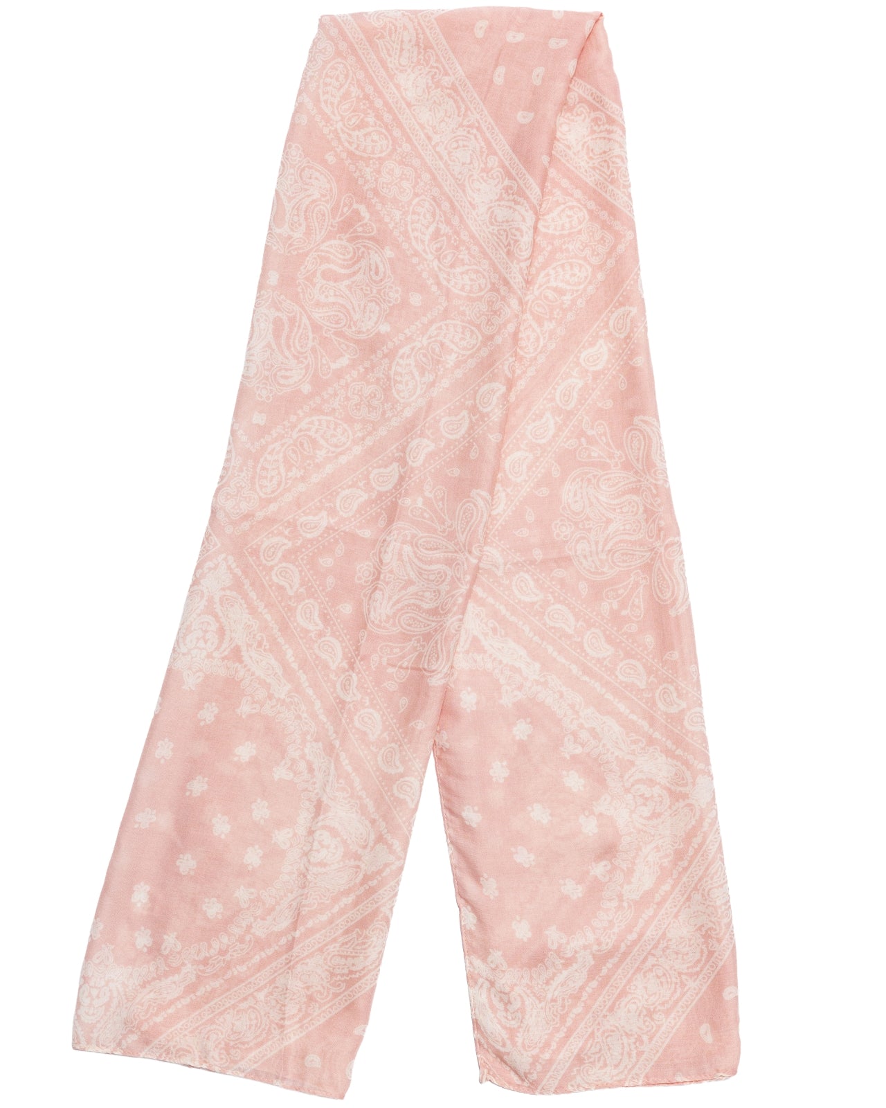 Chusta damska WINGS 180x90 cm różowy wzór bandana