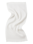 Chusta damska WINGS 180x90 cm czarno białe groszki