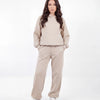 Komplet dresowy WINGS UNLEASH damski oversize bawełna BEIGE
