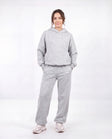 Komplet dresowy WINGS UNLEASH damski oversize bawełna GREY