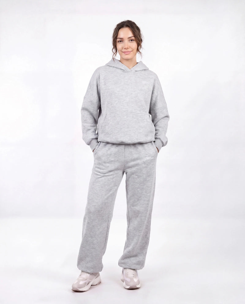Komplet dresowy WINGS UNLEASH damski oversize bawełna GREY