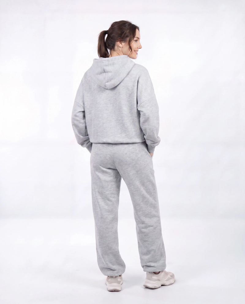 Komplet dresowy WINGS UNLEASH damski oversize bawełna GREY