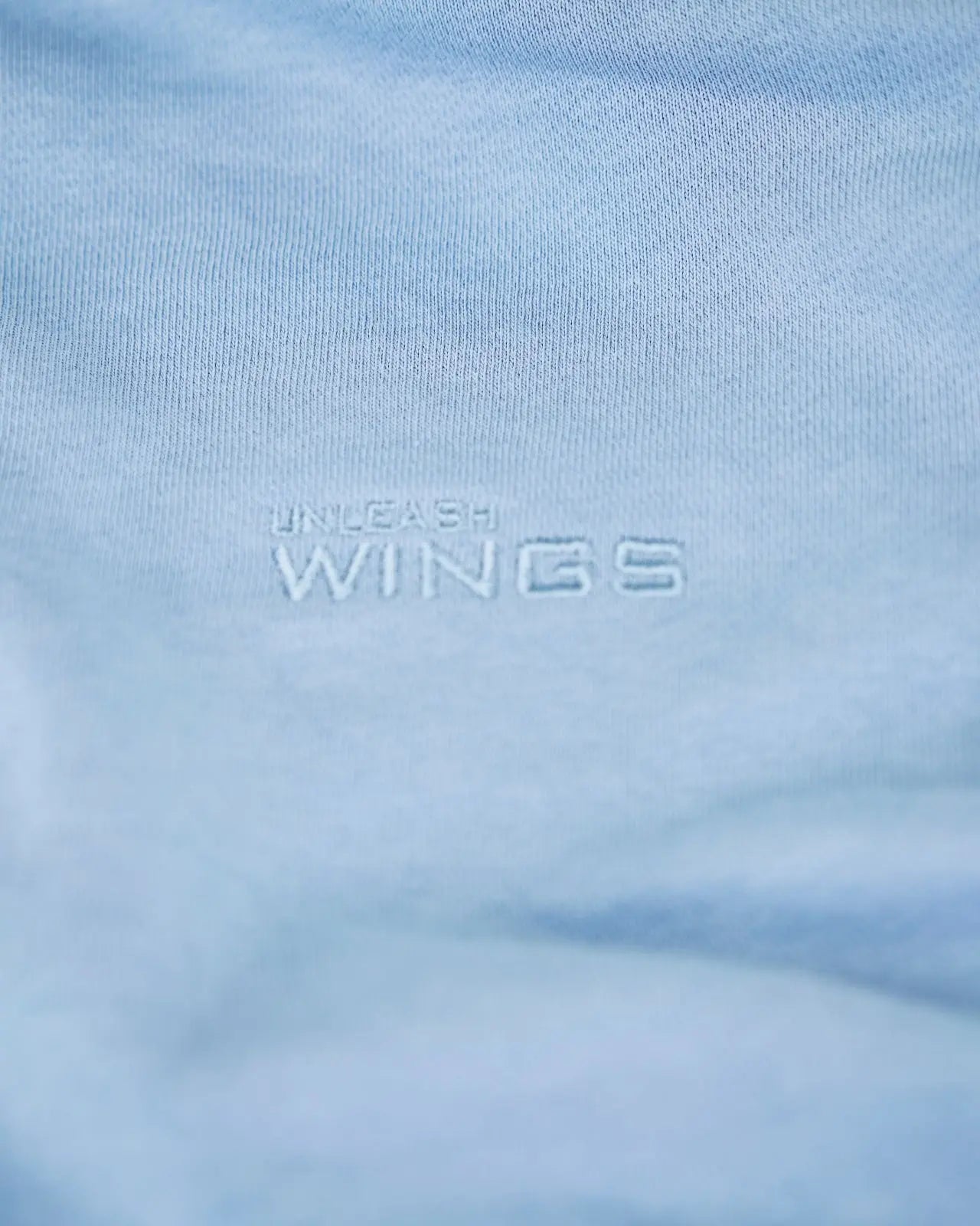 Komplet dresowy WINGS UNLEASH damski oversize bawełna PASTEL BLUE WINGS UNLEASH