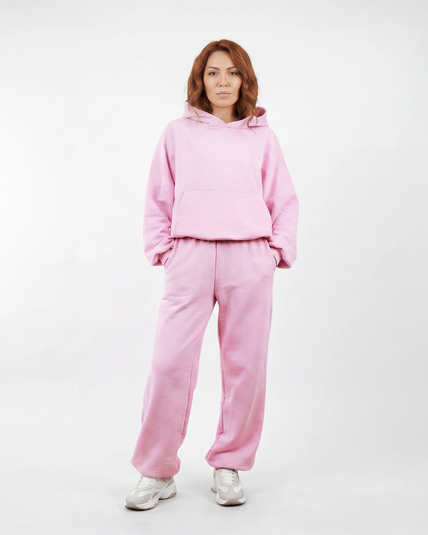 Komplet dresowy WINGS UNLEASH damski oversize bawełna PINK WINGS UNLEASH