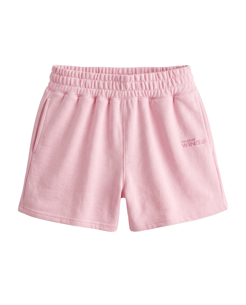 Damskie szorty dresowe UNLEASH WINGS PINK