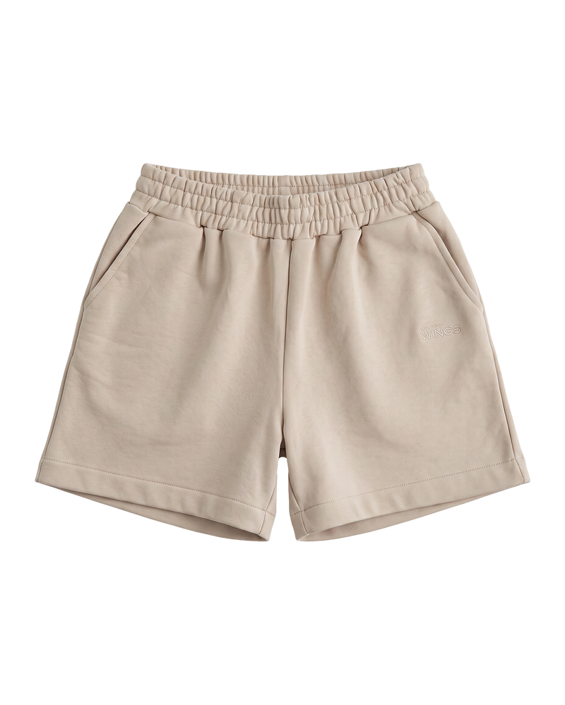 Damskie szorty dresowe UNLEASH WINGS BEIGE
