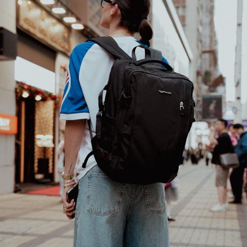 WINGS Plecak wielofunkcyjny SKYLARK poszerzany black