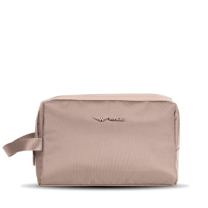 WINGS Kosmetyczka mała jednokomorowa SKYLARK beige