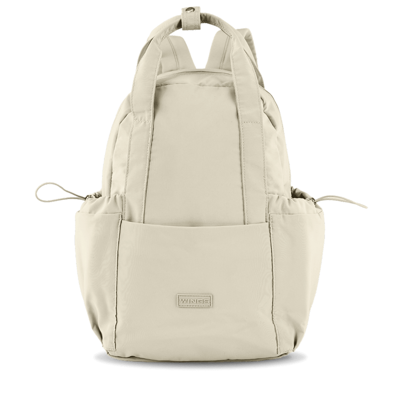 Plecak mały WINGS SOLENNE 12L na laptopa 14 cali miejski BEIGE