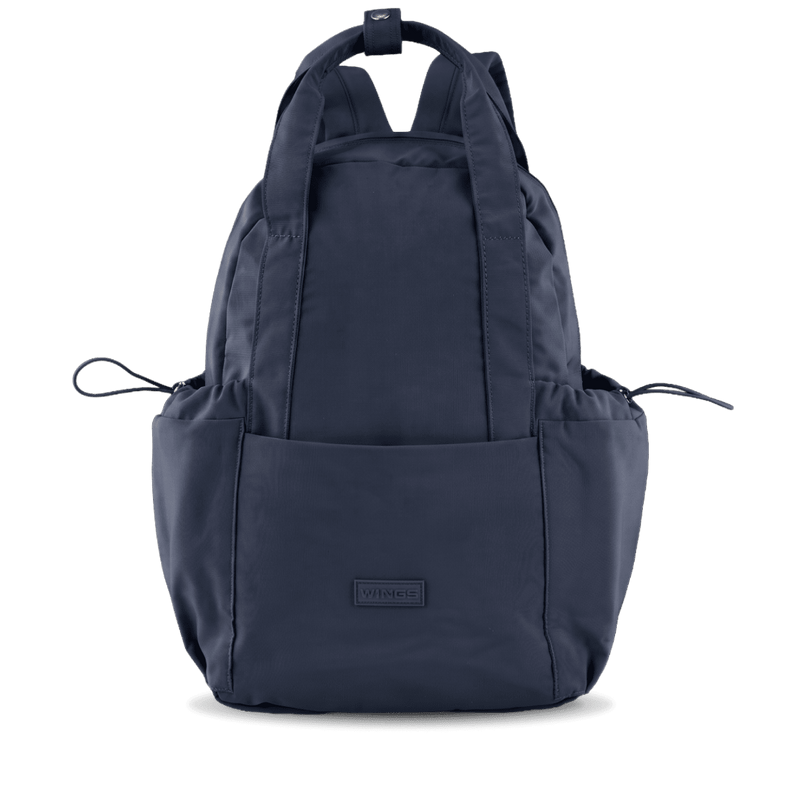 Plecak mały WINGS SOLENNE 12L na laptopa do pracy i szkoły NAVY BLUE
