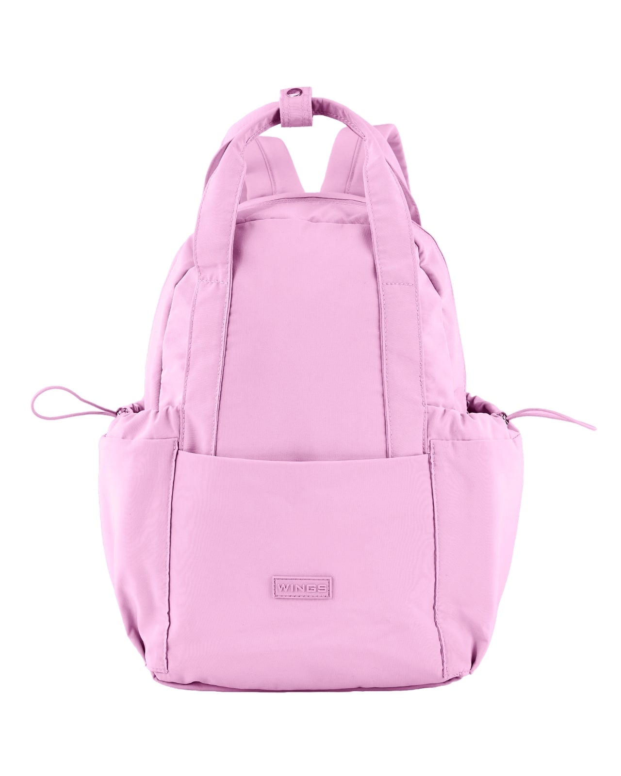 Plecak mały WINGS SOLENNE 12L na laptopa kieszenią frontową PINK