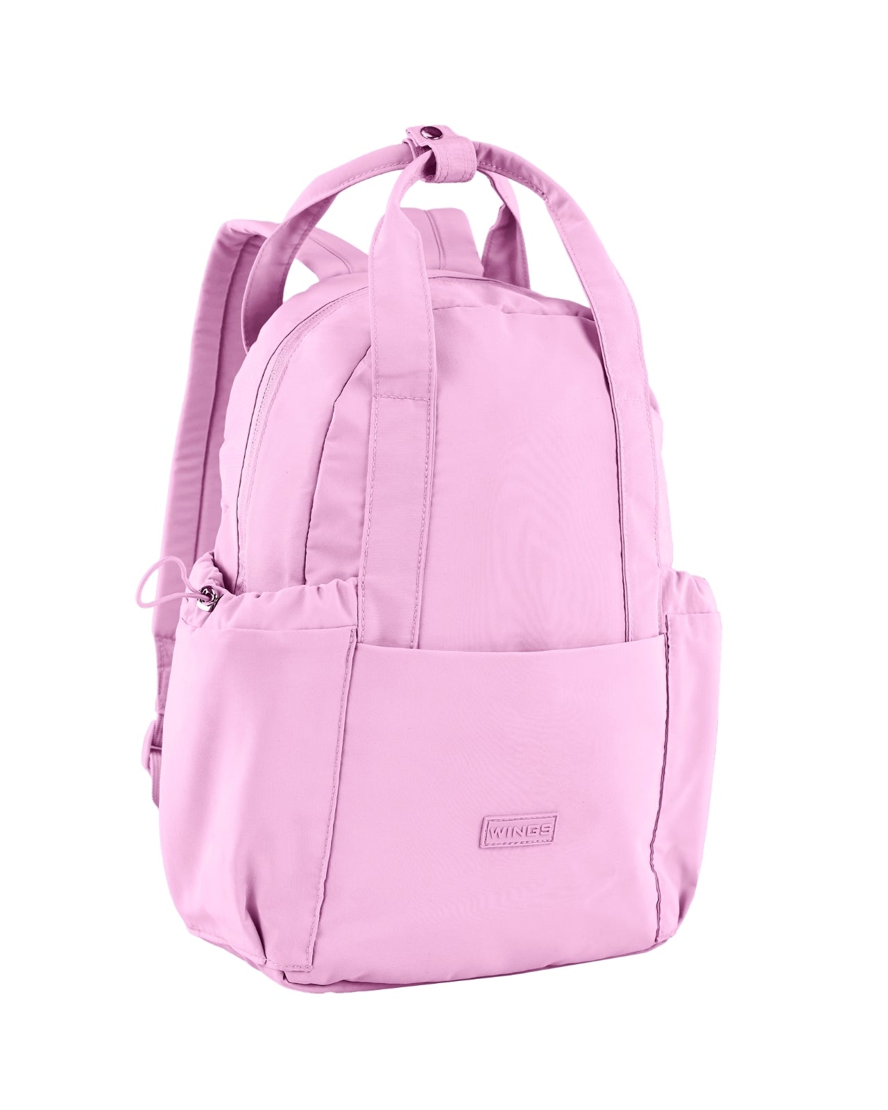 Plecak mały WINGS SOLENNE 12L na laptopa kieszenią frontową PINK