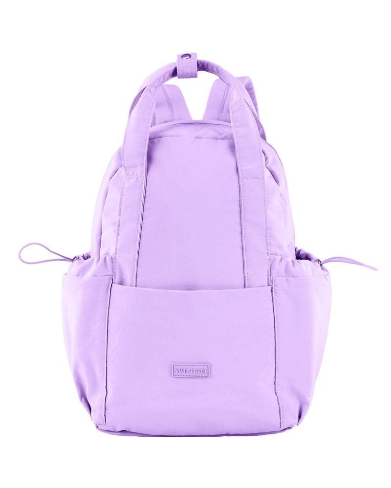 Plecak mały WINGS SOLENNE 12L miejski z kieszenią na laptopa 14 cali PURPLE