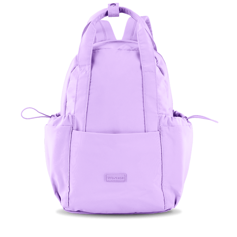 Plecak mały WINGS SOLENNE 12L miejski z kieszenią na laptopa 14 cali PURPLE