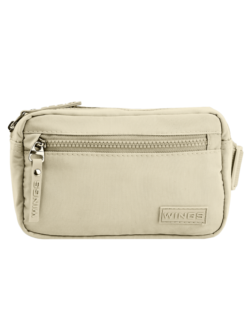 Nerka WINGS SOLENNE saszetka na pas miejska lekka BEIGE