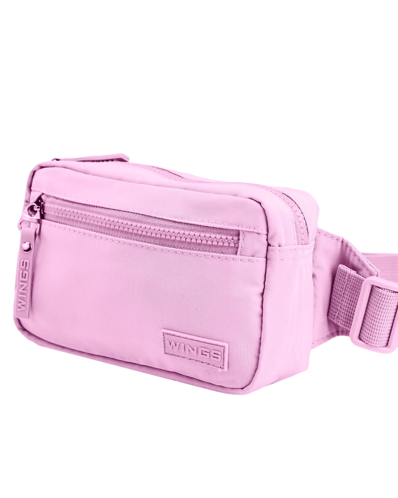 Nerka WINGS SOLENNE saszetka na pas miejska lekka PINK