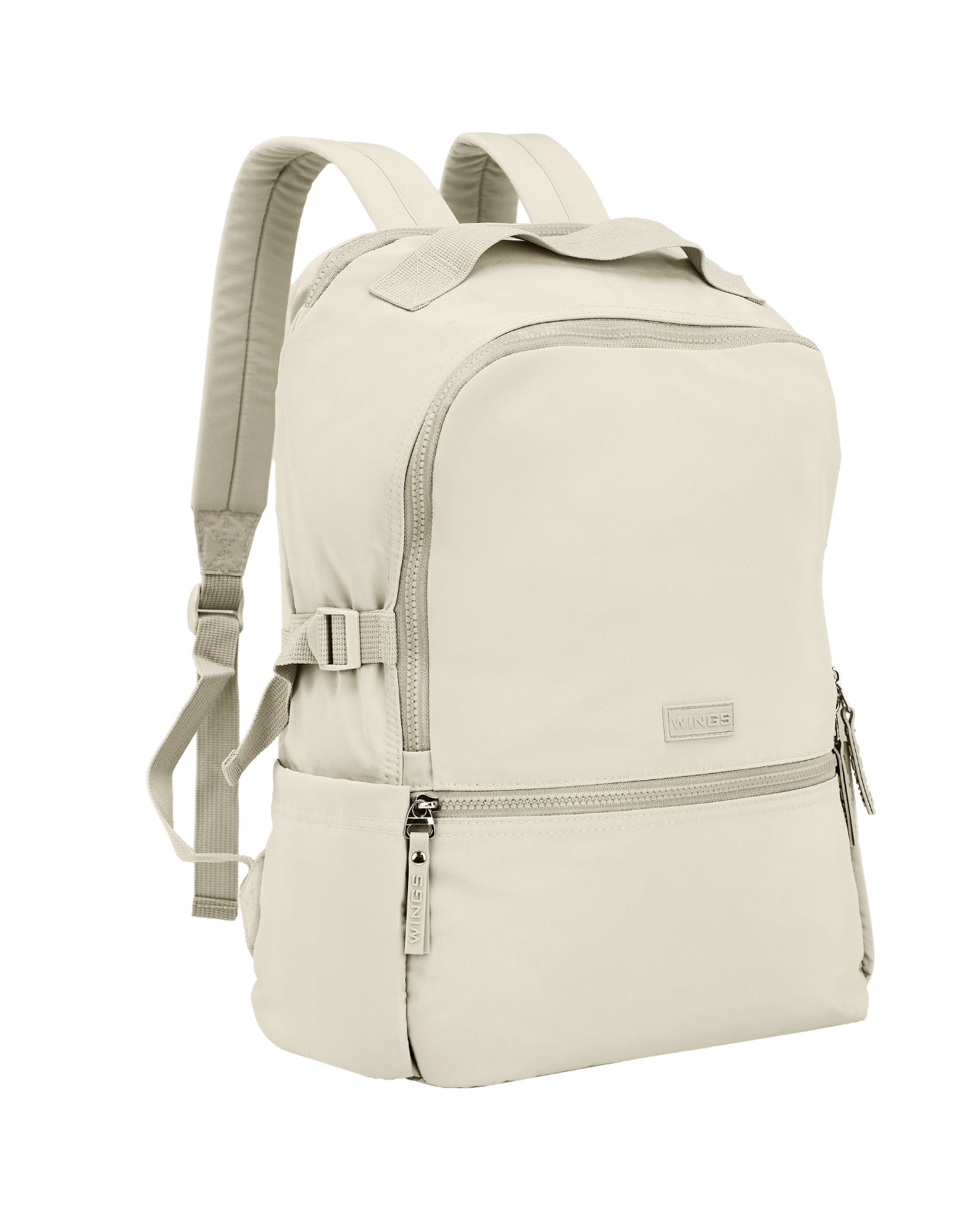 Plecak miejski WINGS 22L na laptop 17 cali do pracy uczelni oraz podróży BEIGE
