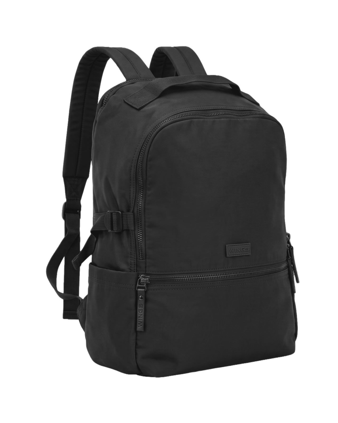 Plecak miejski WINGS 22L na laptop 17 cali do pracy uczelni oraz podróży BLACK
